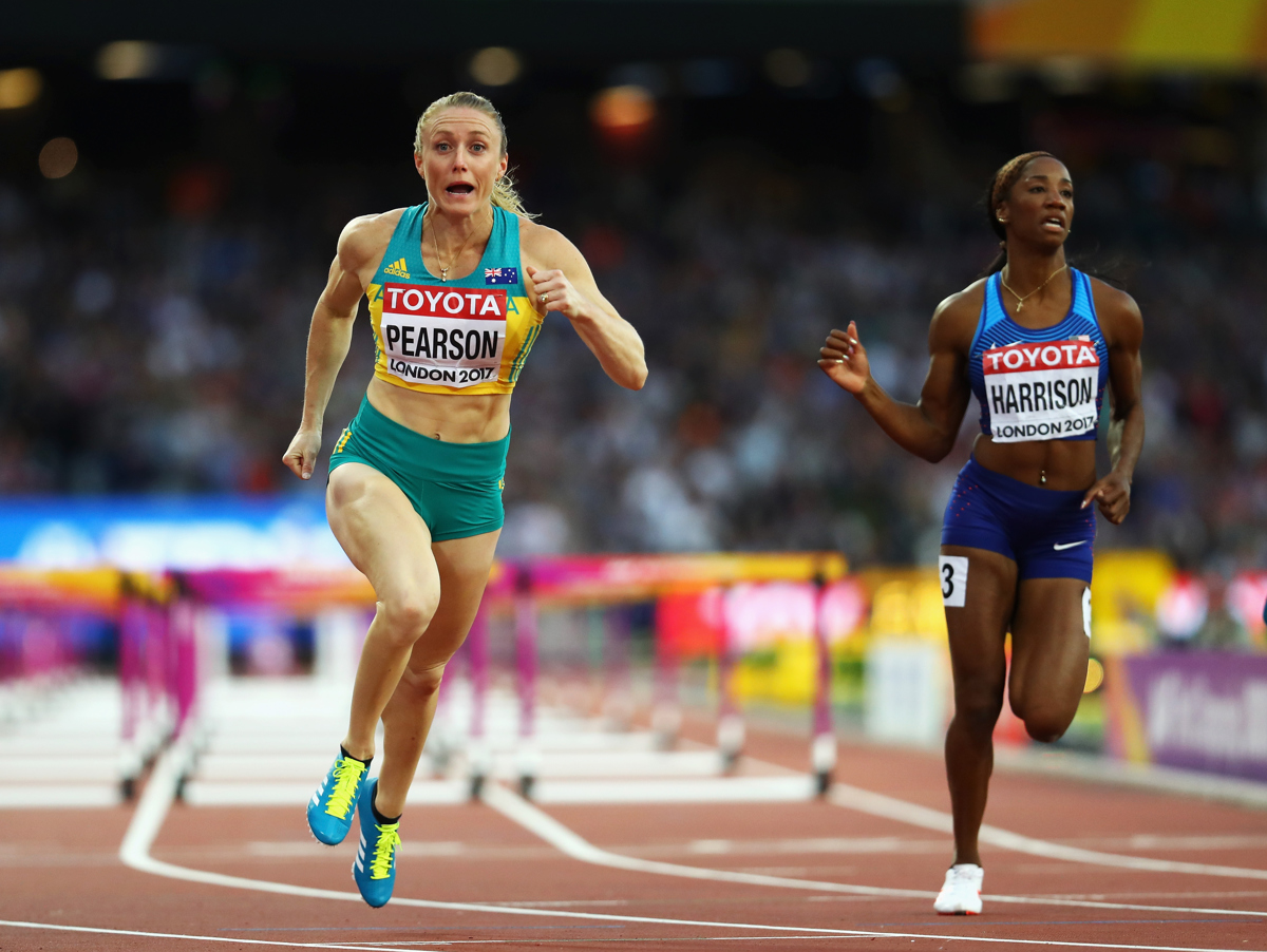 Sally Pearson gets back on track, Athletics