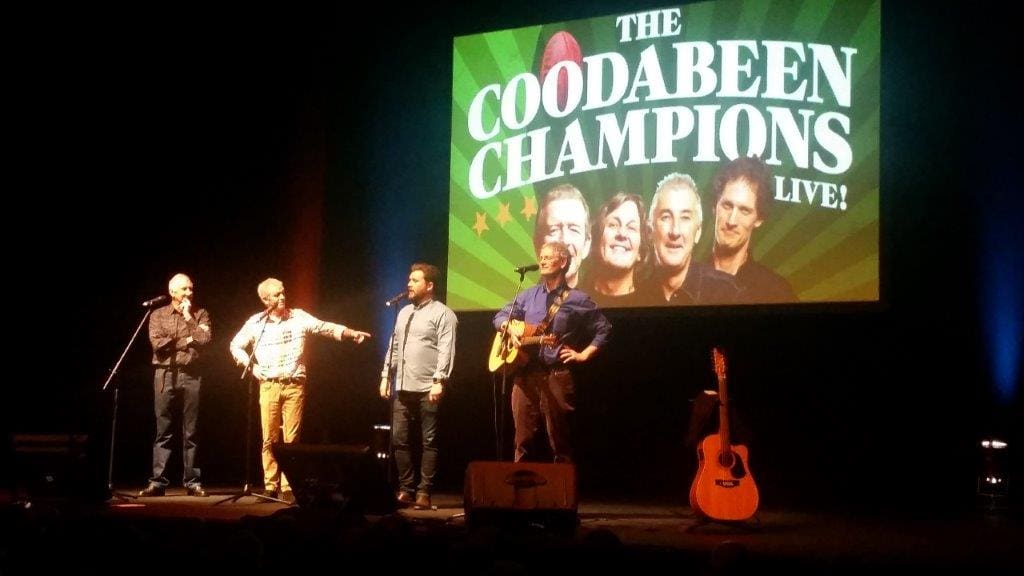 Coodabeens on stage