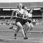 Betty Cuthbert wins Gold at the 1956 Olympics
