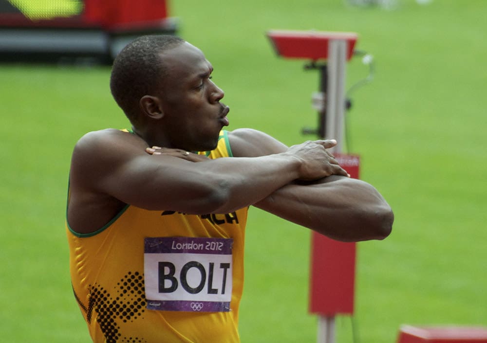 Usain Bolt at the London Olympics