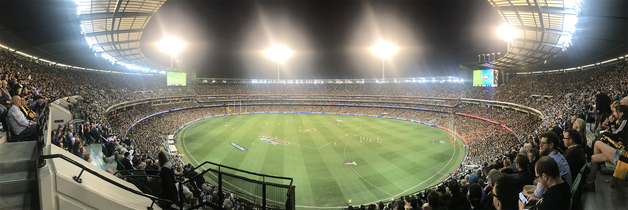 The MCG during the Preliminary final between Richmond and GWS