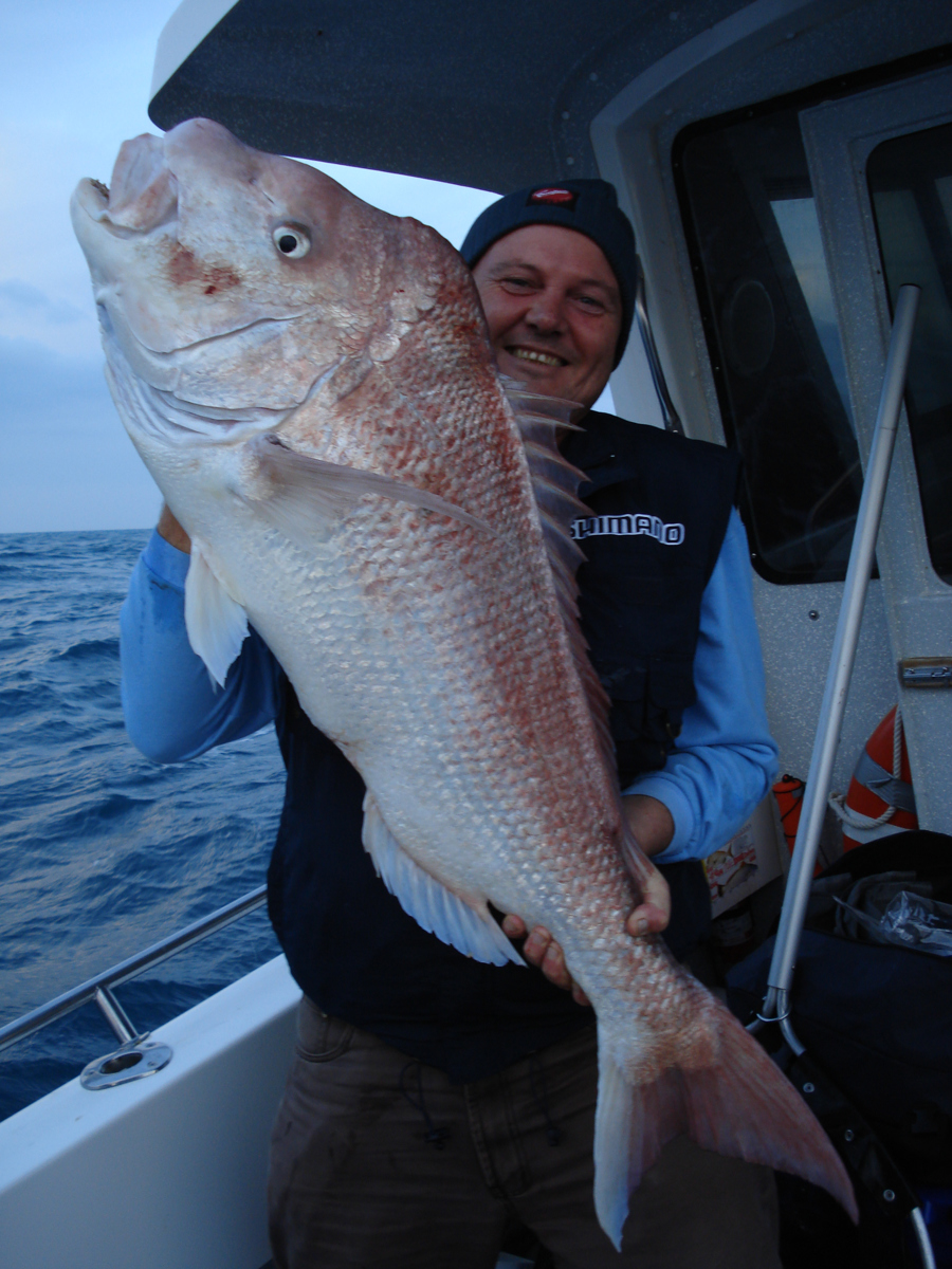 Snapper don't get much better than this 40-pound (18.14kg) specimen caught by Colin Tannahill