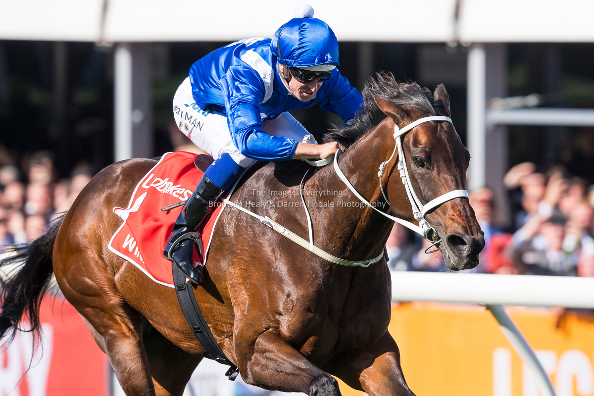 Champion mare WINX equals Kingston Town's record of 3 Cox Plates.