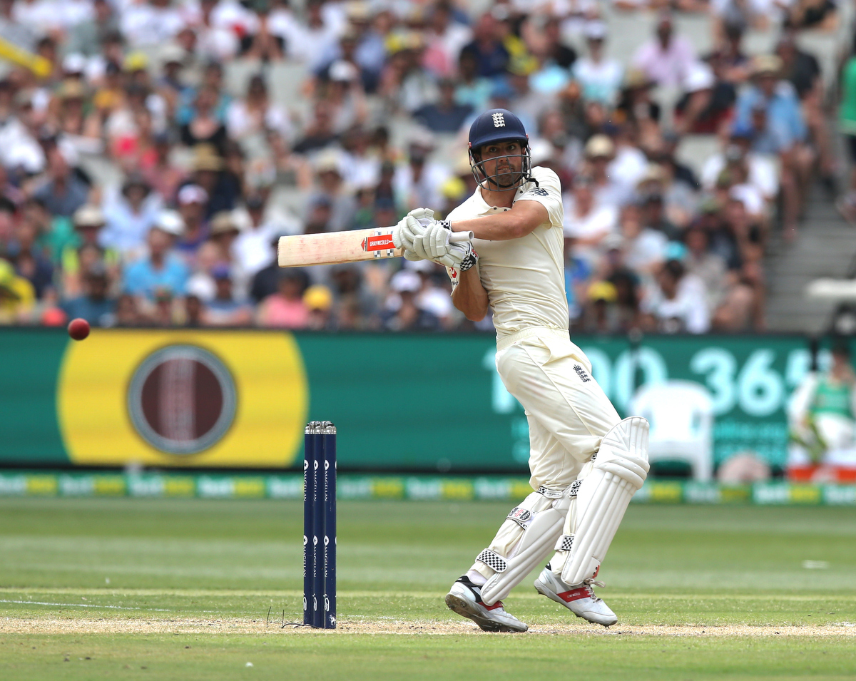 Alastair Cook covers for the batsmen who walked without question