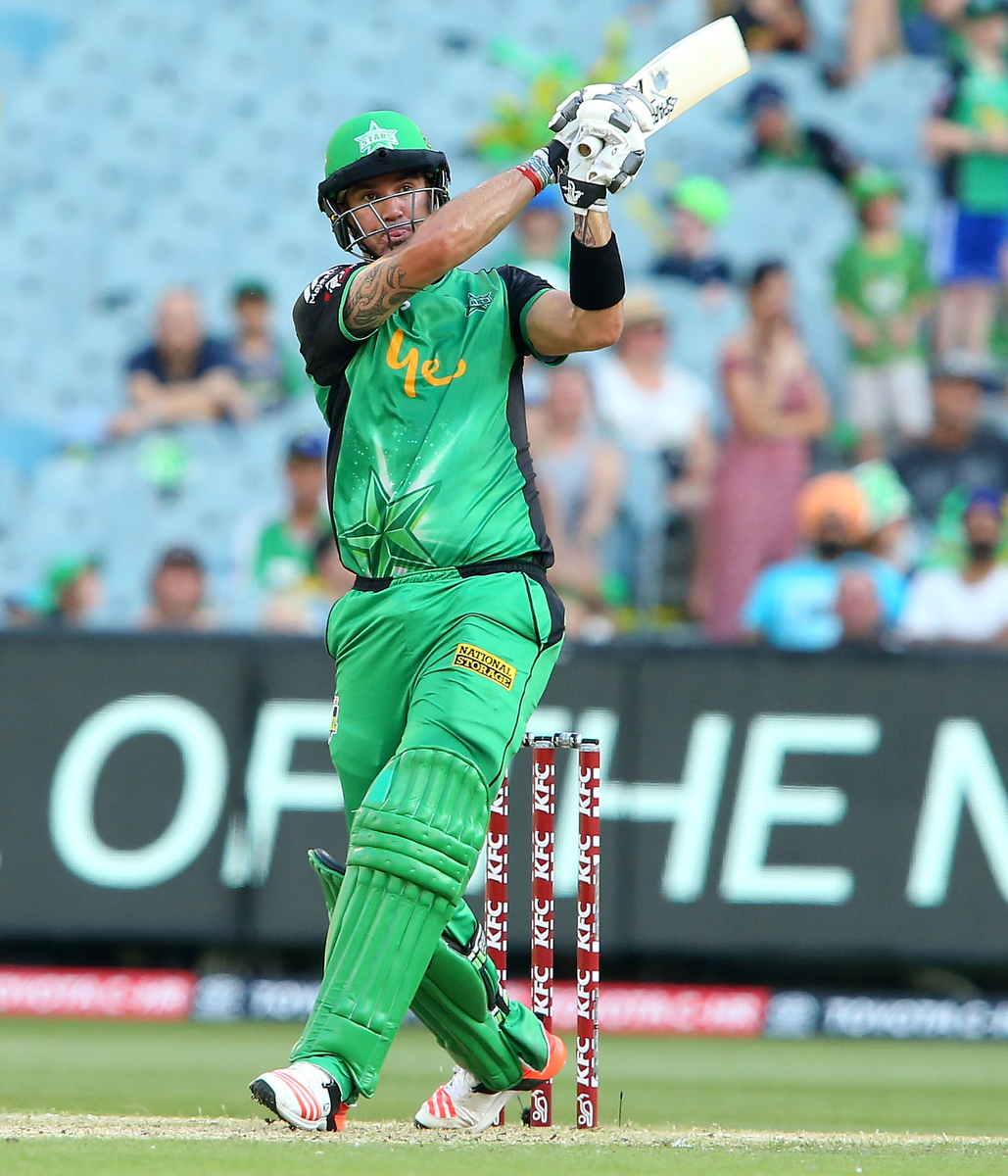 Kevin Pietersen during his last innings with the Stars. Pic: Pat Scala/Getty Images