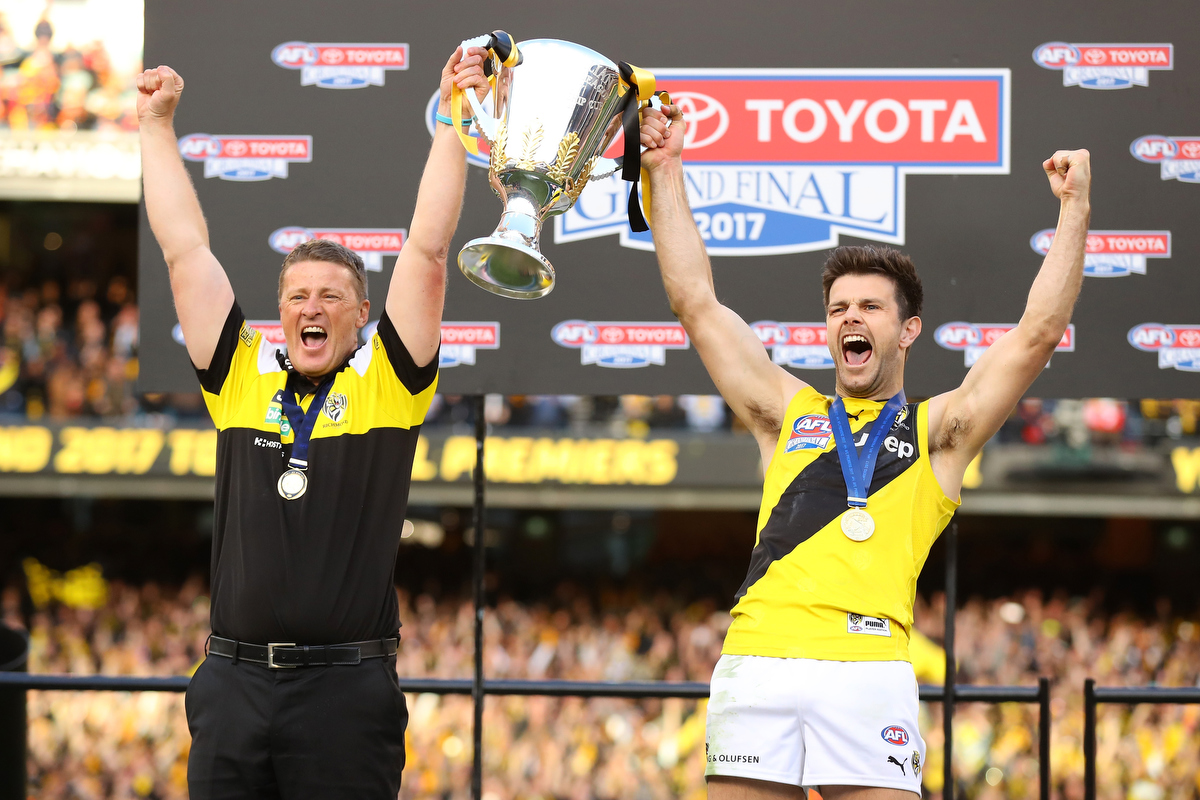 Can the Tigers go back to back in 2018? Pic: Cameron Spencer/AFL Media/Getty Images