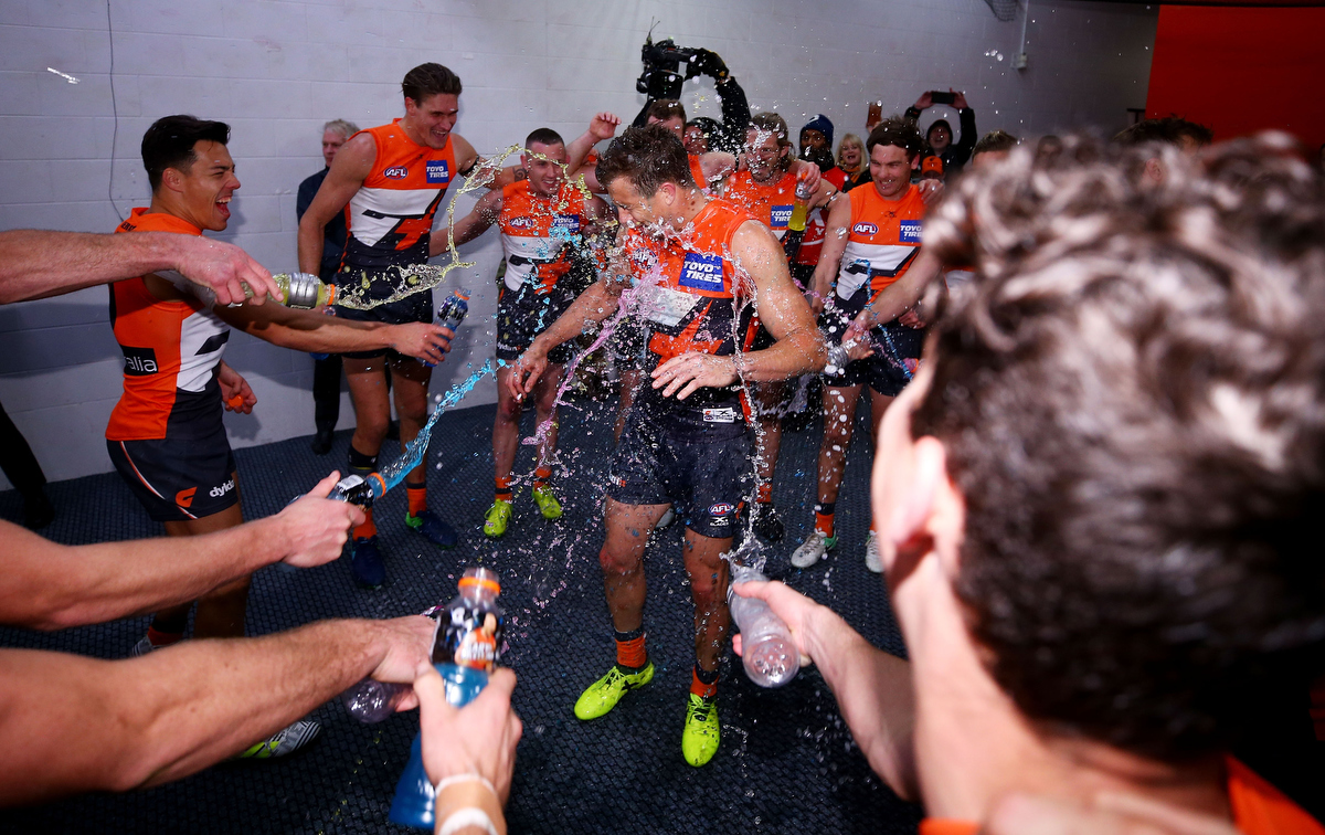 Colin Dale also thinks GWS will take the cup north in 2018. Pic: Mark Nolan/AFL Media/Getty Images