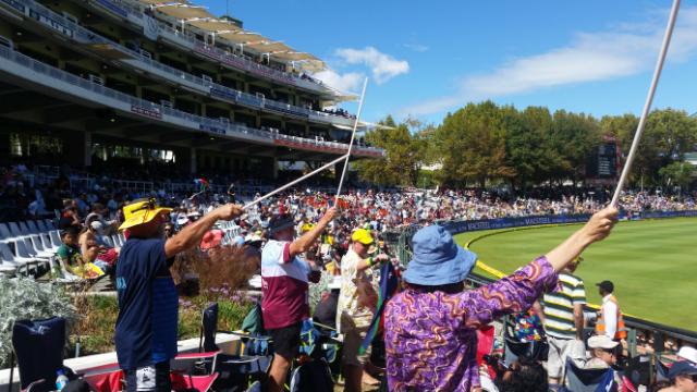 Aussie Test fans flag their rage