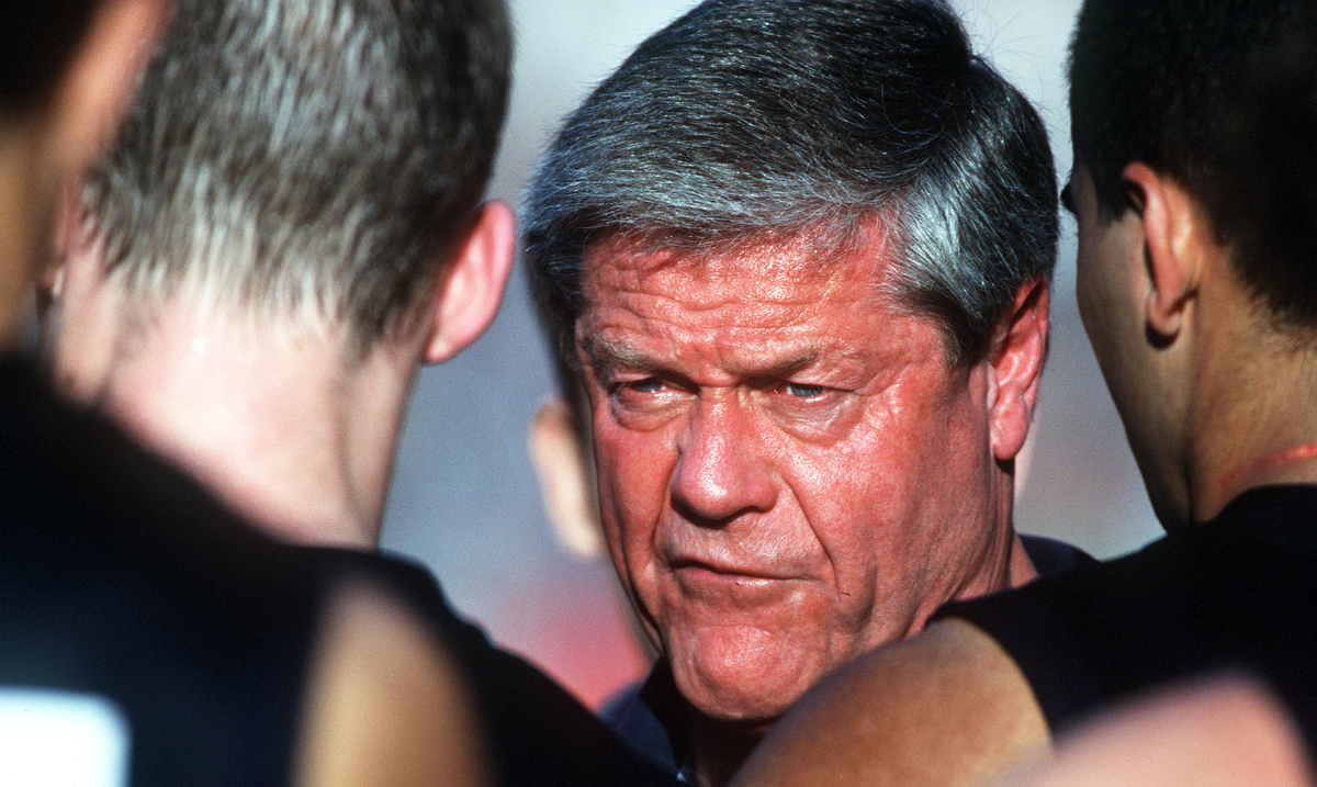 David Parkin during his stint as coach of Carlton. Pic: Mark Dadswell/ALLSPORT