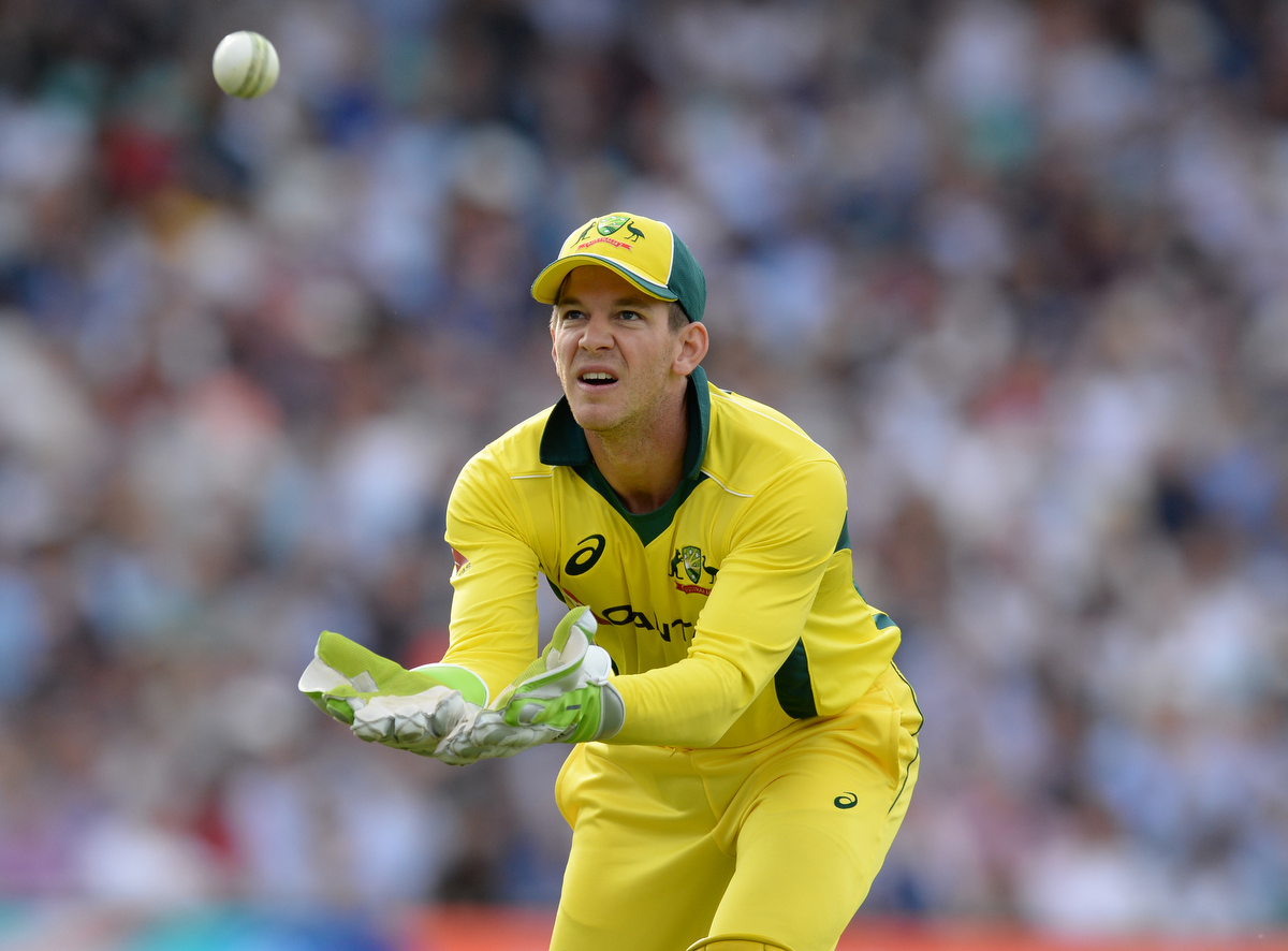 Tim Paine during the firstOne-Day against England. Pic: Philip Brown/Getty Images