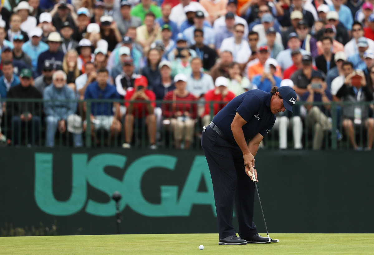 Even pros have an off day. Phil Mickelson this week. Pic: Streeter Lecka/Getty Images