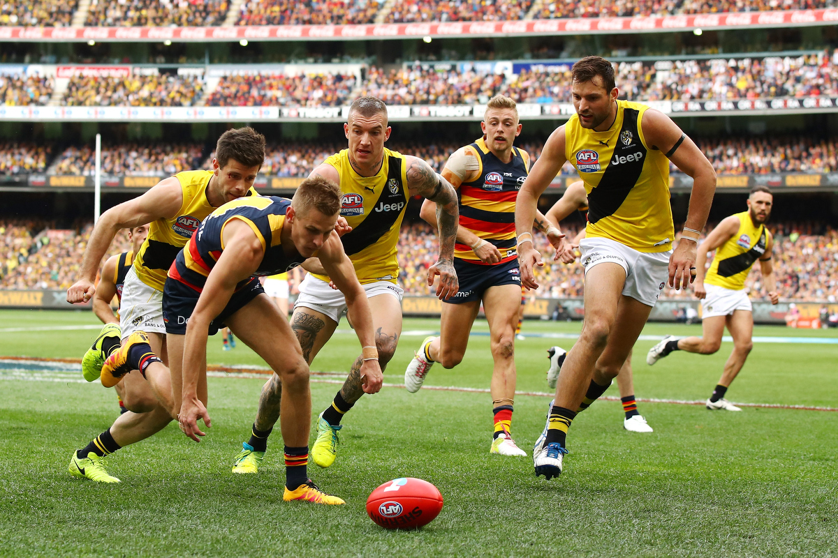 The Grand Final dream. Pic: Cameron Spencer/AFL Media/Getty Images