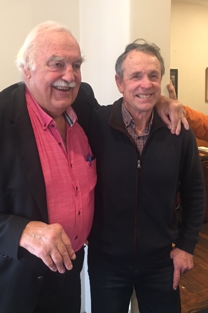 Two Great Warriors, Percy Jones (L) & Terry Daniher.