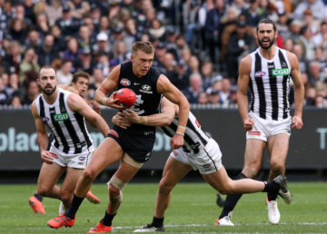 Patrick Cripps in action