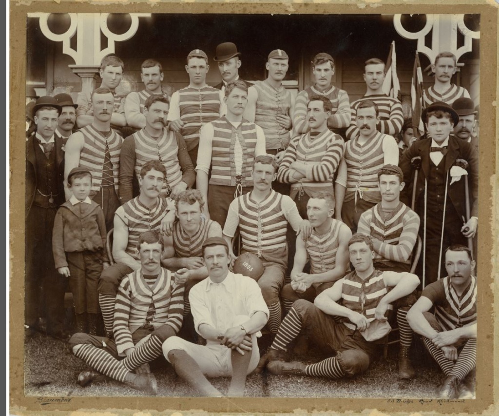 Geelong Football Club Team at Corio Oval 1895