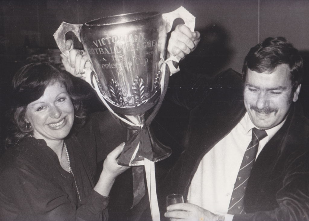 Ron Reed and Carlton Premiership Cup