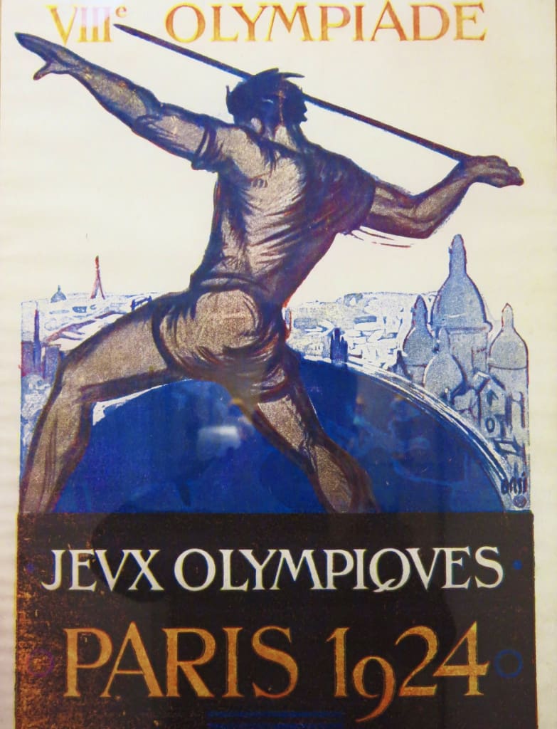 Paris 1924 Olympics poster