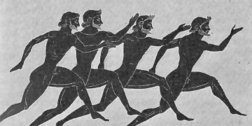 greek Olympic painting