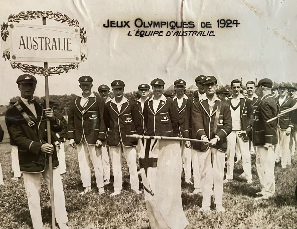 Old Photo of the Australian Olympic team